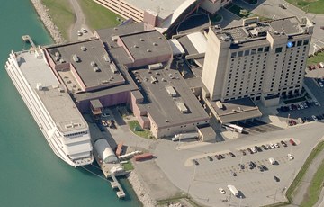 Aerial view of Ameristar Casino